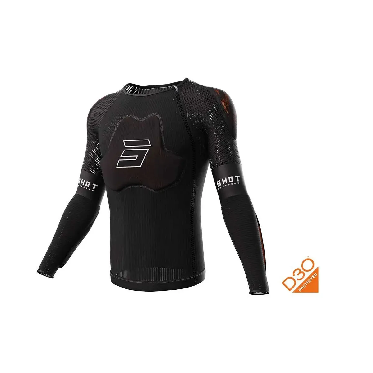 Shot D30 Race Protection LS Jacket Black